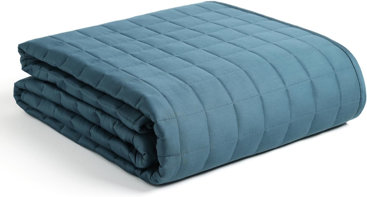 YnM Exclusive Weighted Blanket, Organic Long Stapled Cotton Material by YNM