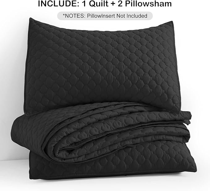 HORIMOTE HOME Quilt Set Queen Size, Soft Coverlet Set Lightweight Microfiber - Image 7