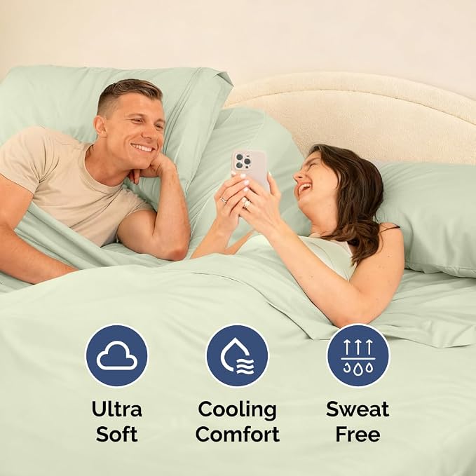 Flex Top Split Head King 4 Piece Sheet Set - Image 5
