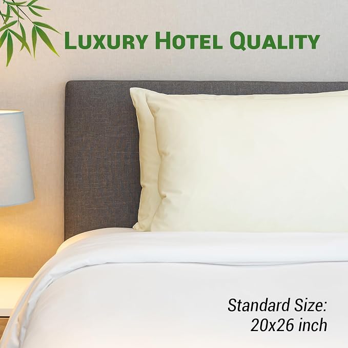 Gogreen Bamboo Rayon Waterproof Pillow Protector, Breathable Pillow Cover - Image 6