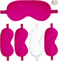 Sleep Masks 5PACK Silk Eyes Cover Satin Eye Mask Silky Blackout Soft Blindfold by WJingYiJia