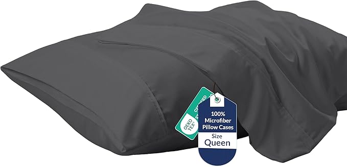 Royale Linens Queen Pillowcase Set of 2 by ROYALELINENS