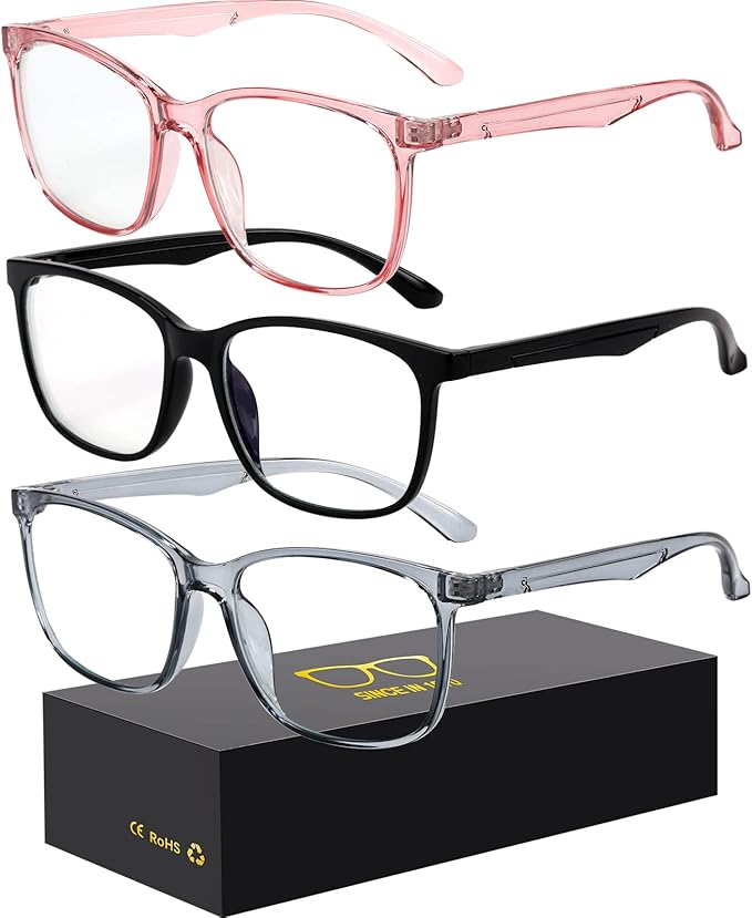 Oilway Blue-Light Blocking Glasses Computer Reading/Gaming/TV/Phones Glasses by Oilway
