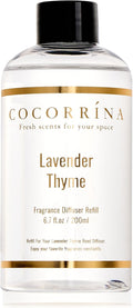 COCORRÍNA Refill- Lavender Thyme 6.7 Fl.oz Reed Diffuser Refill by COCORR%C3%8DNA
