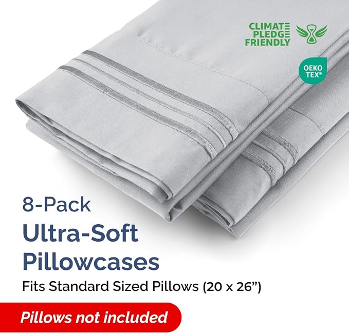 Standard Pillow Cases Set of 8 - Image 2