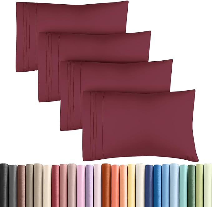 Queen Pillow Cases Set of 4 by CGKUnlimited