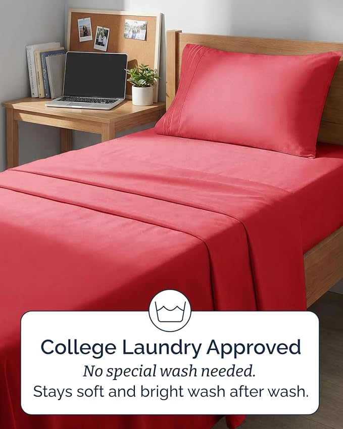 Twin XL Size 3 Piece Sheet Set - Image 6