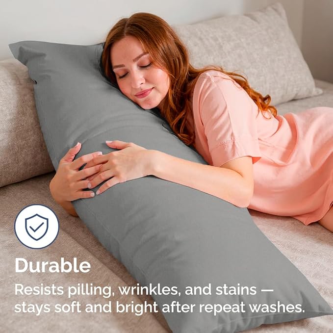 Body Pillowcases Set of 4-20x54 Long Body Pillow Case - Image 4
