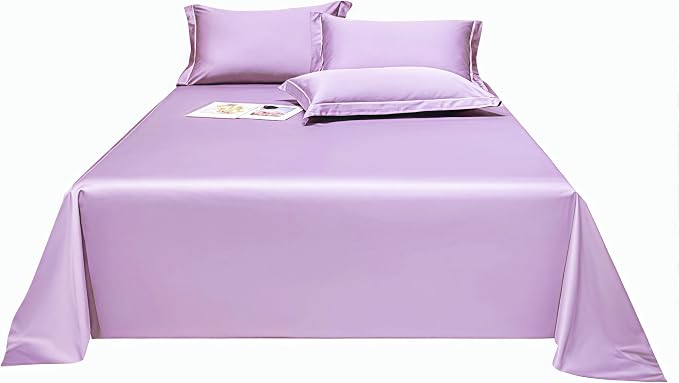 King Size Flat Sheet Only, Soft 300 Thread Count 100% Cotton Flat Sheets by Unknown