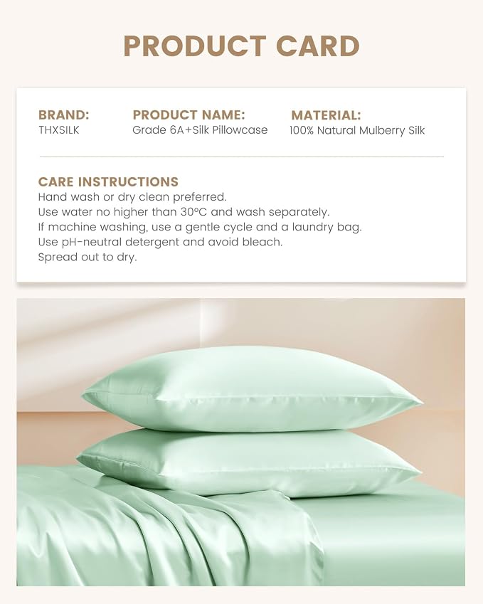 THXSILK Mulberry Silk Pillowcase - Image 8