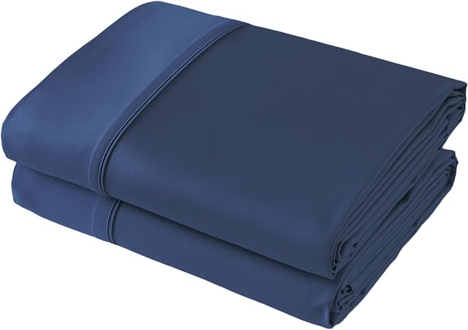 Flat Sheet Only 2 Pack, King Size 400 Thread Count 100% Egyptian Cotton Flat by ShunjieHome