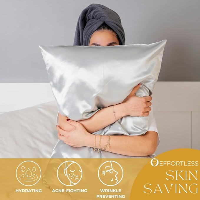 PROMEED 100% Mulberry Silk Pillowcase 2 Pack, Upgraded 3rd Generation Silk - Image 4