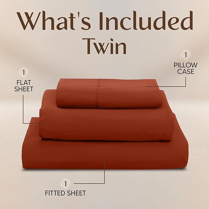 Utopia Bedding Twin Sheet Set – 3 Piece Bed Sheets - Image 3