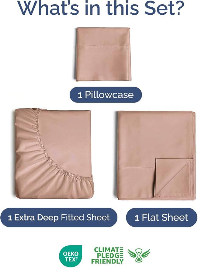 Extra Deep Twin Sheet Set - Image 2