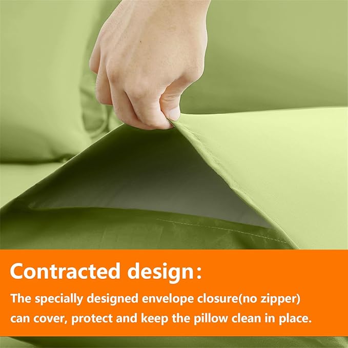 TAIMIT Sage Green King Size Comforter Set - Image 4