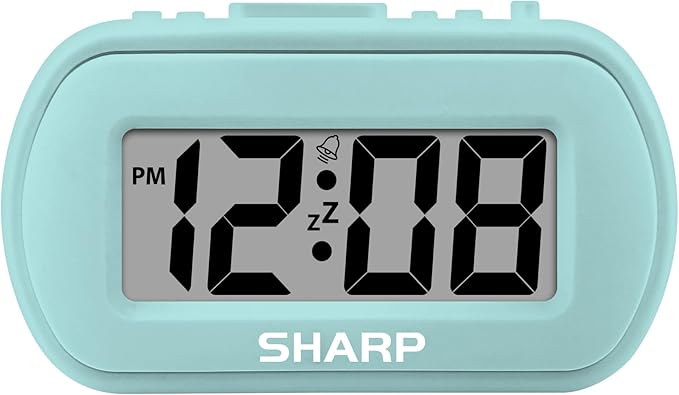 Sharp Digital Alarm Clock – Tactile Case by SHARP