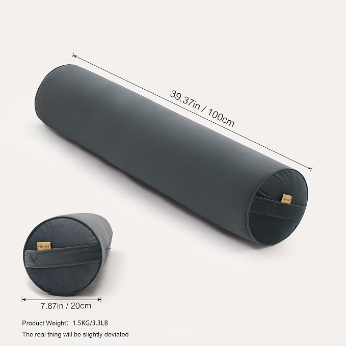 Body Pillow for Adults, Long Round Pillow, Big Cylindrical Pillow, Large Full - Image 2
