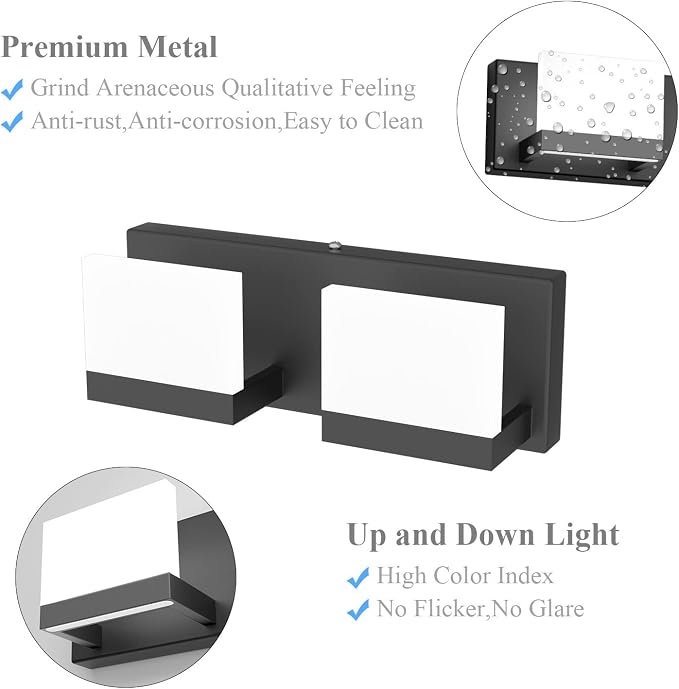 Tipace LED Dimmable Bathroom Vanity Light - Image 5