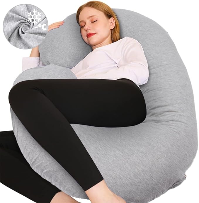 Chilling Home Pregnancy Pillow, C Shaped Full Body Pillow Maternity Pillow by ChillingHome