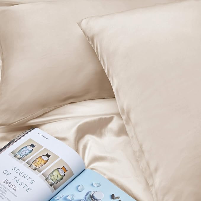 INSSL Silk Pillowcase for Women, Mulberry Silk Pillowcase for Hair and Skin and - Image 5
