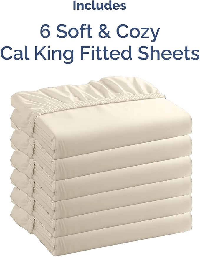 Cal King Size Fitted Bed Sheet - Image 4