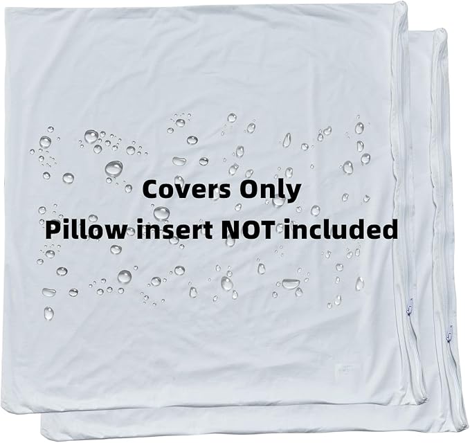 Waterproof Feather Proof Euro Pillow Protectors - Image 2