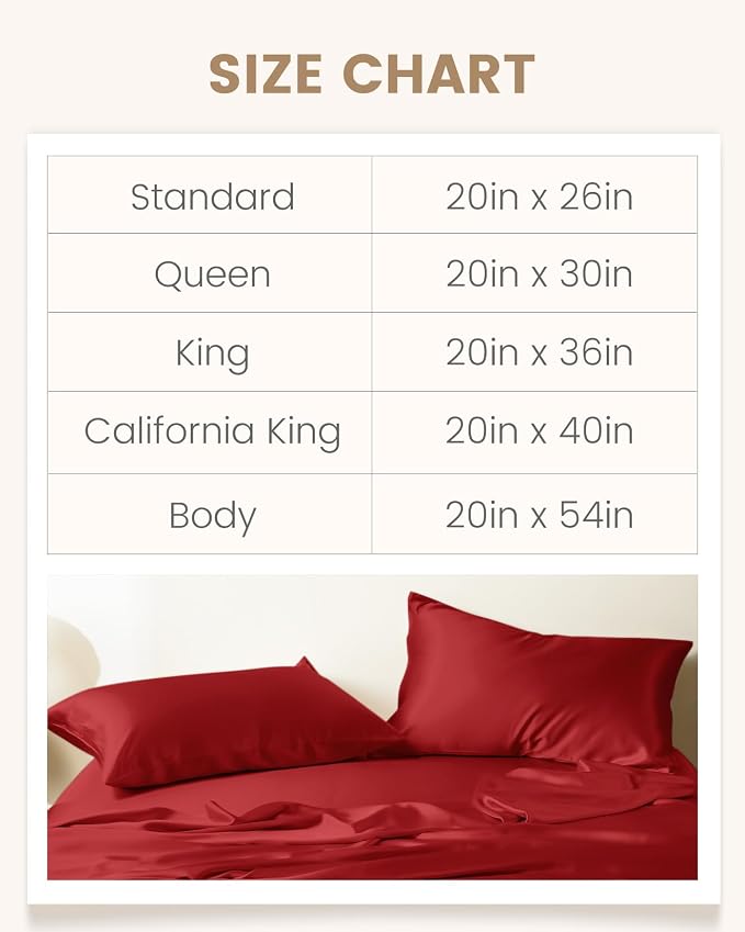 THXSILK Set of 2 100% Pure Mulberry Silk Pillowcases - Image 9