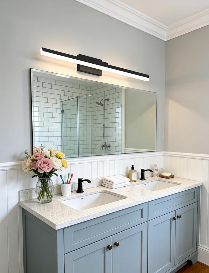 IZORRO Modern Bathroom Vanity Light 40 inch, 32W Dimmable Led Bathroom Light - Image 5