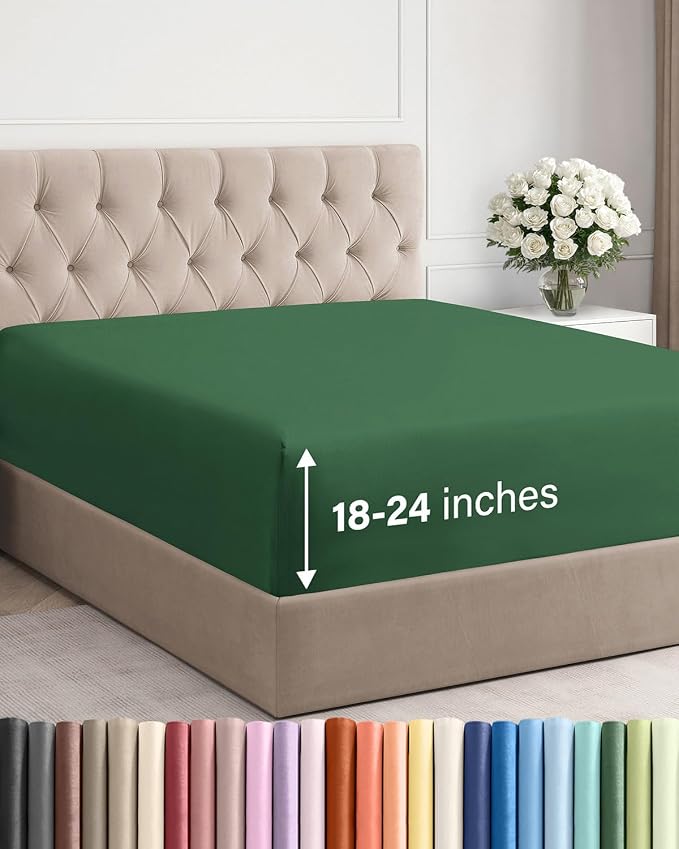Extra Deep King Fitted Sheet by CGKUnlimited