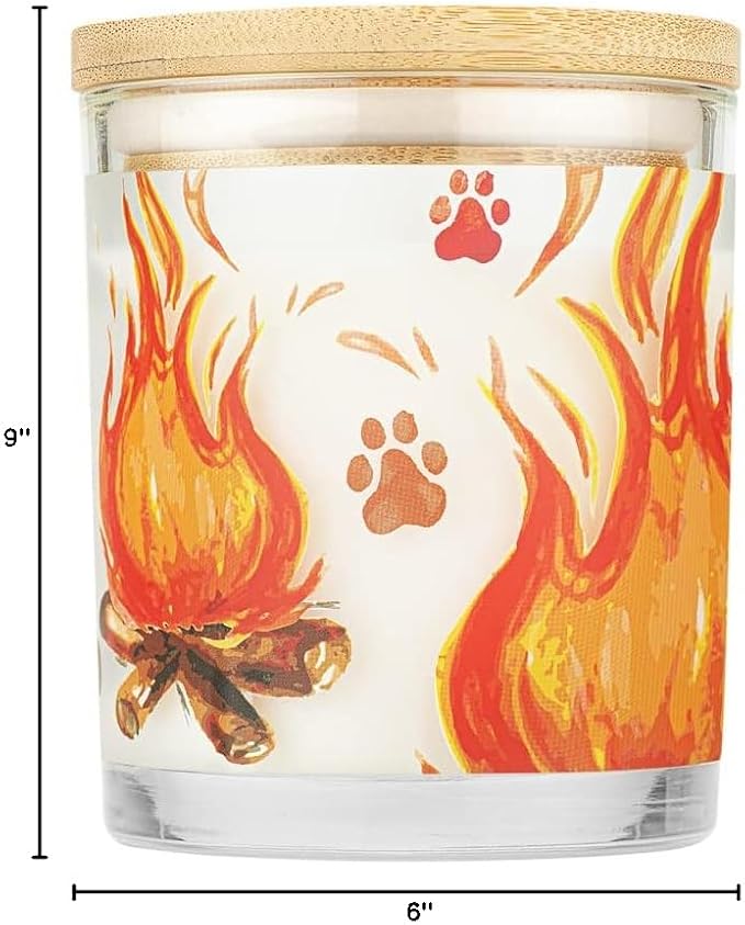 One Fur All Pet House Candle 9 OZ Plant-Based Soy Scented Candle - Image 9