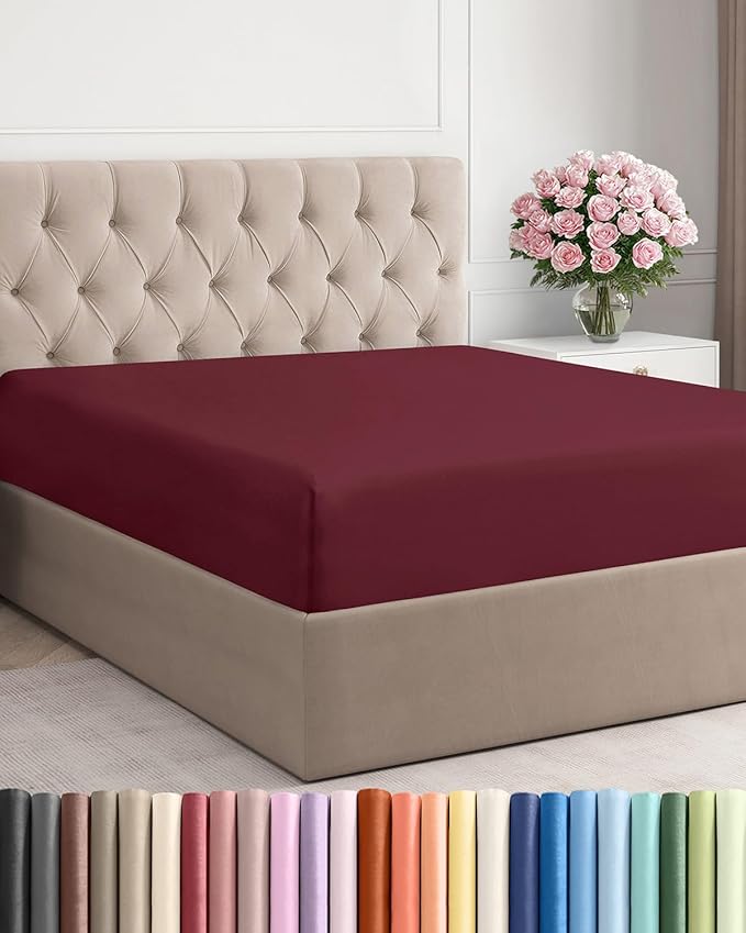 Cal King Fitted Bed Sheet by CGKUnlimited