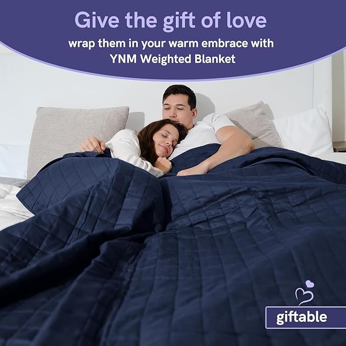 YnM 15lbs Weighted Blanket for Adults, Cotton Heavy Bed Throw Blanket - Image 8