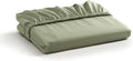 Linen Home 100% Cotton Percale Weave Fitted Sheet, Twin Size, 1 Deep Pocket by LINENHOME