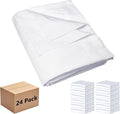 Bulk Full Flat Sheets Only, Color-Coded Hem Threads, Wrinkle-Free Shrinkage by Culve