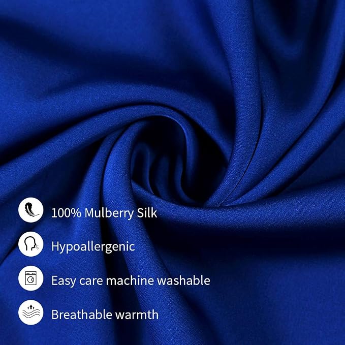 Jocoku 100% Mulberry Silk Pillowcases Set of 2 - Image 3