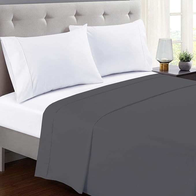 GOLD TEXTILES Twin Flat Sheet 12 Pack – Brushed Microfiber Top Sheets - Image 2
