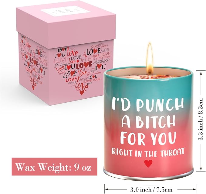 Hocis Scented Candle Gifts for Mom, Girlfriend, Valentine's Day, Funny Gifts - Image 6