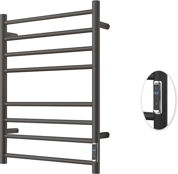 Heated Towel Racks for Bathroom, Wall Mounted Electric Towel Warmer Racks by BLARALA
