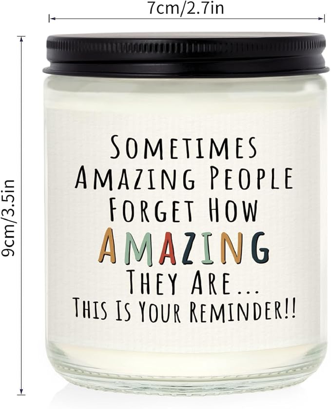 Craftique Gifts for Women, Birthday Gifts for Women- You're Amazing Candle- - Image 9