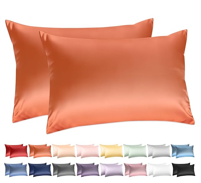 100% Cotton Queen Pillowcases Set of 2, Deep Dream 600 Thread Count Pillow Cases by DeepDream