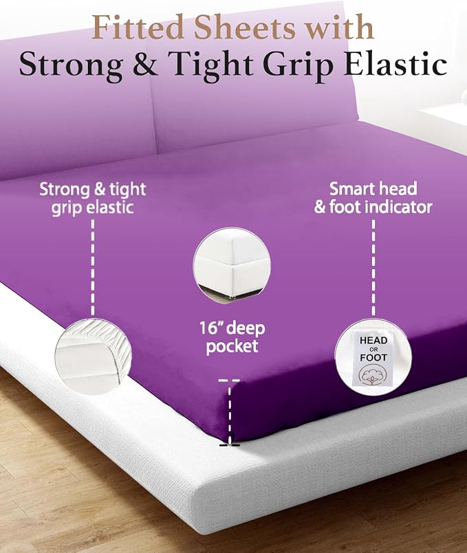 Good Sleep Bedding Queen Size Fitted Sheet Only - Image 4