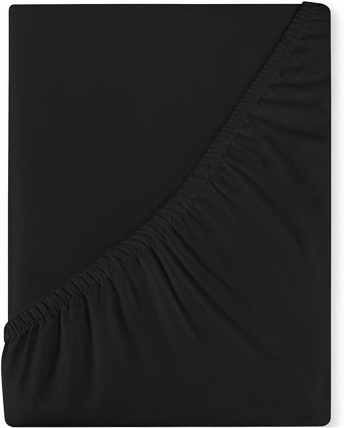 Royale Linen 400 Thread Count 100% American Grown Cotton Fitted Sheet Twin Size by ROYALELINENS