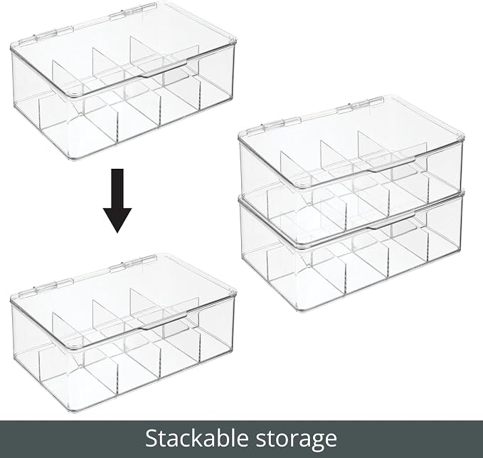 mDesign Plastic First Aid Kit Storage Box - Image 5