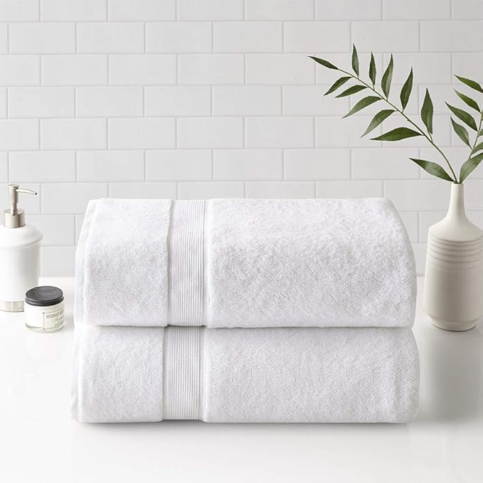 Madison Park 800GSM 100% Cotton Luxurious Bath Towel Set Highly Absorbent by MADISONPARK