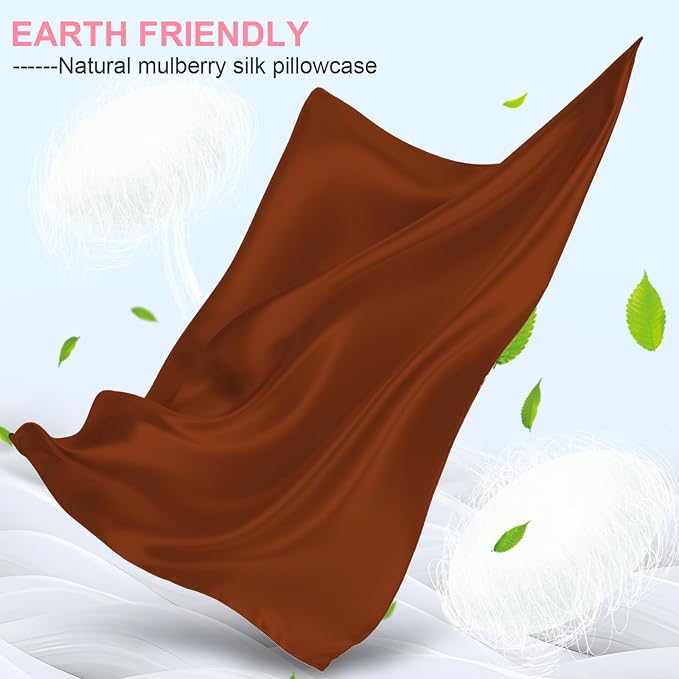Silk Pillow Cases 2 Pack Standard Size - Image 2