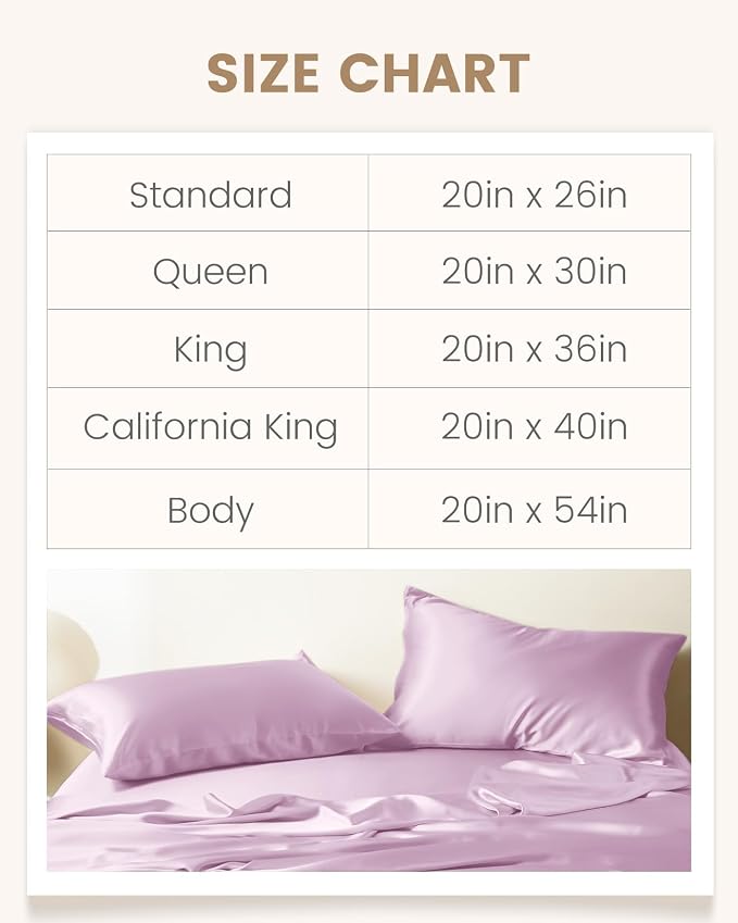 THXSILK Set of 2 100% Mulberry Silk Pillowcase - Image 9