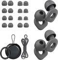 2 Pairs of Earplugs for Sleeping, Reusable Hearing Protection Ear Plugs by LOETRUY