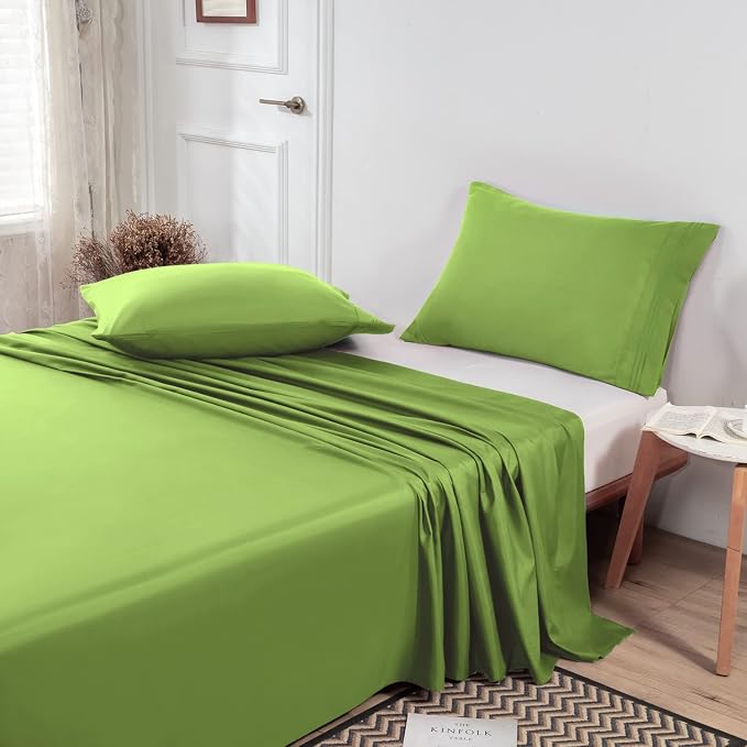 Lirex Flat Sheet, Queen Size Extra Soft Brushed Microfiber 1800 Microfiber Flat - Image 7
