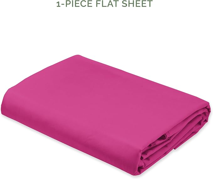 Elegant Comfort Premium Hotel Quality 1-Piece Flat Sheet, Luxury & Softest 1500 - Image 2