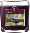 Colonial Candle Fine Merlot Scented Jar Candle, 2 Wick, 3.5 oz, Mottled Wax by ColonialCandle
